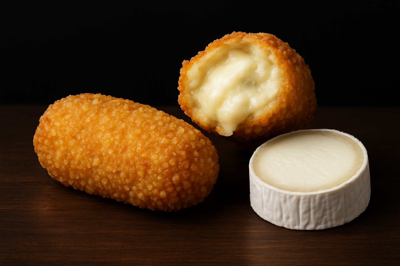 Croquetes de formatge de cabra amb ceba caramelitzada